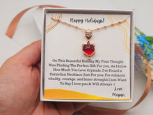 Load image into Gallery viewer, Authentic Carnelian Necklace Customizable Gift Necklace, Christmas Gift Necklace Holiday Gift