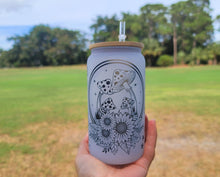 Load image into Gallery viewer, Color Changing Mushroom Beer Can Glass | Boho Mushroom Coffee Glass