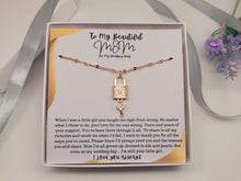 Load image into Gallery viewer, To My Beautiful Mom Necklace, Christmas Gift from Daughter, Mom Necklace,
