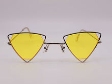 Load image into Gallery viewer, Retro Triangle Cat Eye Sunglasses | Cateye Sunglasses Vintage Yellow
