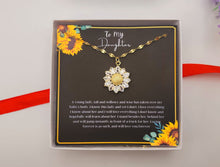 Load image into Gallery viewer, To My Daughter (From Mom) Interlocking Hearts Necklace, Mother to Daughter Gift,
