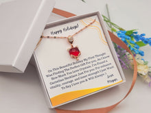 Load image into Gallery viewer, Authentic Carnelian Necklace Customizable Gift Necklace, Christmas Gift Necklace Holiday Gift