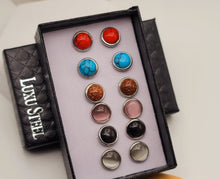 Load image into Gallery viewer, Surgical steel stud earrings set | tarnish free earrings Hypoallergenic earrings