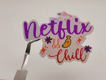 Load image into Gallery viewer, Holographic Waterproof 90s Nostalgia Netflix & Chill