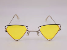 Load image into Gallery viewer, Retro Triangle Cat Eye Sunglasses | Cateye Sunglasses Vintage Yellow