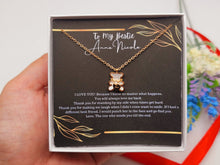 Load image into Gallery viewer, Best friend gift, best friend necklace, best friend distance gifts, best friend birthday gift