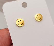 Load image into Gallery viewer, Cute Smiley Face Earrings // Smiley Earrings // Smilie Earrings // Smile