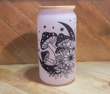 Load image into Gallery viewer, Color Changing Mushroom Beer Can Glass | Boho Mushroom Coffee Glass