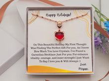 Load image into Gallery viewer, Authentic Carnelian Necklace Customizable Gift Necklace, Christmas Gift Necklace Holiday Gift