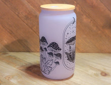 Load image into Gallery viewer, Color Changing Mushroom Beer Can Glass | Boho Mushroom Coffee Glass