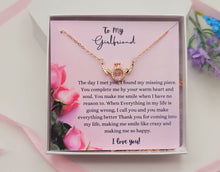 Load image into Gallery viewer, To My Girlfriend Necklace Gift For Her, To My Soulmate Necklace, Love Necklace