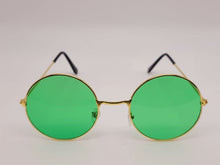 Load image into Gallery viewer, Vintage Big Round Spectacle Sunglasses Frame Fashion Hippie Green Color