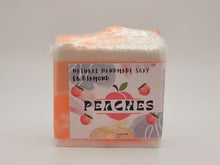 Load image into Gallery viewer, Peaches Soap Bar With Goat's Milk Glycerin Perfect gift for her, Handmade soap, All natural