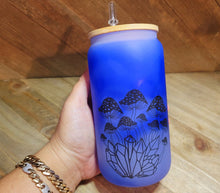 Load image into Gallery viewer, Color Changing Mushroom Beer Can Glass | Boho Mushroom Coffee Glass