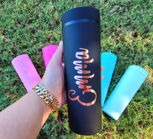 Load image into Gallery viewer, Custom Tumbler Personalized Tumbler With Straw Acrylic Tumbler 16 oz