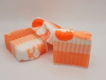 Load image into Gallery viewer, Peaches Soap Bar With Goat's Milk Glycerin Perfect gift for her, Handmade soap, All natural