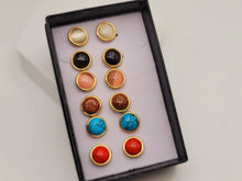 Load image into Gallery viewer, Surgical steel stud earrings set | tarnish free earrings Hypoallergenic earrings