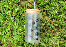 Load image into Gallery viewer, Motivational Glow in dark UV Activated Glow Beer Can Glass 16 oz Motivational