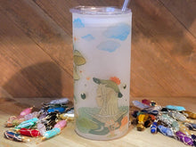 Load image into Gallery viewer, Mushroom Beer Can Glass | Boho Mushroom Coffee Glass | 20 oz