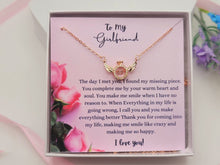 Load image into Gallery viewer, To My Girlfriend Necklace Gift For Her, To My Soulmate Necklace, Love Necklace