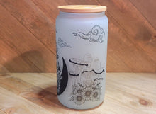 Load image into Gallery viewer, Color Changing Mushroom Beer Can Glass | Boho Mushroom Coffee Glass