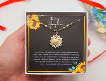 Load image into Gallery viewer, To My Daughter (From Mom) Interlocking Hearts Necklace, Mother to Daughter Gift,