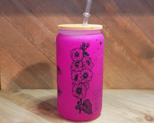 Load image into Gallery viewer, Color Changing Mushroom Beer Can Glass | Boho Mushroom Coffee Glass