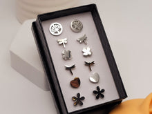 Load image into Gallery viewer, Surgical steel stud earrings set | tarnish free earrings Hypoallergenic earrings