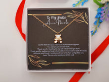 Load image into Gallery viewer, Best friend gift, best friend necklace, best friend distance gifts, best friend birthday gift