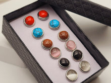 Load image into Gallery viewer, Surgical steel stud earrings set | tarnish free earrings Hypoallergenic earrings