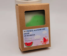Load image into Gallery viewer, Watermelon Sorbet Handmade Soap Exfoliating Soap Goat's Milk Glycerin Soap