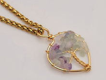 Load image into Gallery viewer, Fluorite Choker Necklace, Minimalist gifts, Cute trendy Choker Necklace