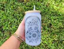 Load image into Gallery viewer, Color Changing Mushroom Beer Can Glass | Boho Mushroom Coffee Glass