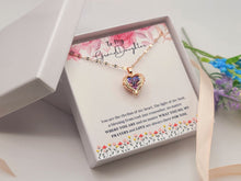 Load image into Gallery viewer, To My Beautiful Granddaughter Necklace, Granddaughter Gift from Grandpa, Grandma, Birthday