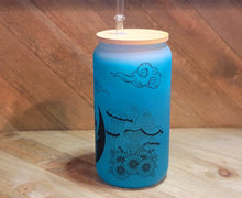 Load image into Gallery viewer, Color Changing Mushroom Beer Can Glass | Boho Mushroom Coffee Glass