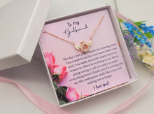 Load image into Gallery viewer, To My Girlfriend Necklace Gift For Her, To My Soulmate Necklace, Love Necklace