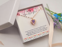 Load image into Gallery viewer, To My Beautiful Granddaughter Necklace, Granddaughter Gift from Grandpa, Grandma, Birthday