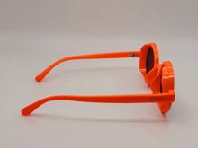 Load image into Gallery viewer, Steampunk Goggles Glasses Round Sunglasses Emo Retro Orange