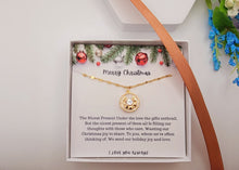 Load image into Gallery viewer, Merry Christmas Necklace, Gift from Daughter, Mom Necklace, Holiday Gift