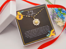 Load image into Gallery viewer, To My Daughter (From Mom) Interlocking Hearts Necklace, Mother to Daughter Gift,
