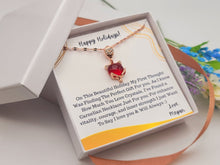 Load image into Gallery viewer, Authentic Carnelian Necklace Customizable Gift Necklace, Christmas Gift Necklace Holiday Gift