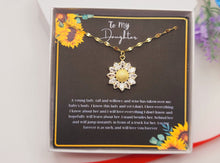 Load image into Gallery viewer, To My Daughter (From Mom) Interlocking Hearts Necklace, Mother to Daughter Gift,