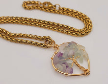 Load image into Gallery viewer, Fluorite Choker Necklace, Minimalist gifts, Cute trendy Choker Necklace
