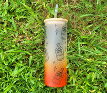 Load image into Gallery viewer, Mushroom Beer Can Glass | Boho Mushroom Coffee Glass 24 OZ