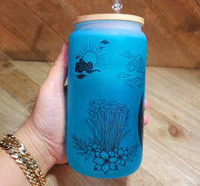 Load image into Gallery viewer, Color Changing Mushroom Beer Can Glass | Boho Mushroom Coffee Glass