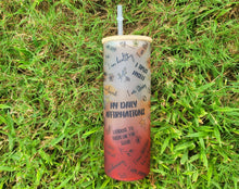 Load image into Gallery viewer, My Daily Affirmations Beer Can Glass | Boho Affirmations Coffee Glass | 24 OZ