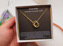 Load image into Gallery viewer, Work Bestie Necklace, Personalized Christmas Gift for CoWorker,