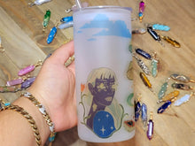 Load image into Gallery viewer, Mushroom Beer Can Glass | Boho Mushroom Coffee Glass | 20 oz