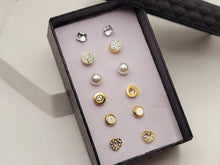 Load image into Gallery viewer, Surgical steel stud earrings set | tarnish free earrings Hypoallergenic earrings