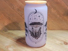 Load image into Gallery viewer, Color Changing Mushroom Beer Can Glass | Boho Mushroom Coffee Glass